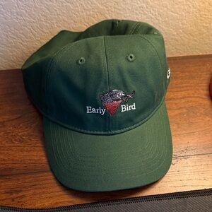 “Early Bird” Forest Green Bird Adjustable Baseball Cap